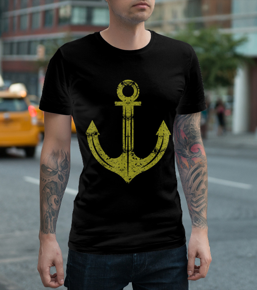 Vintage Anchor Maritime Nautical Summer Sailing Classic T-Shirt
