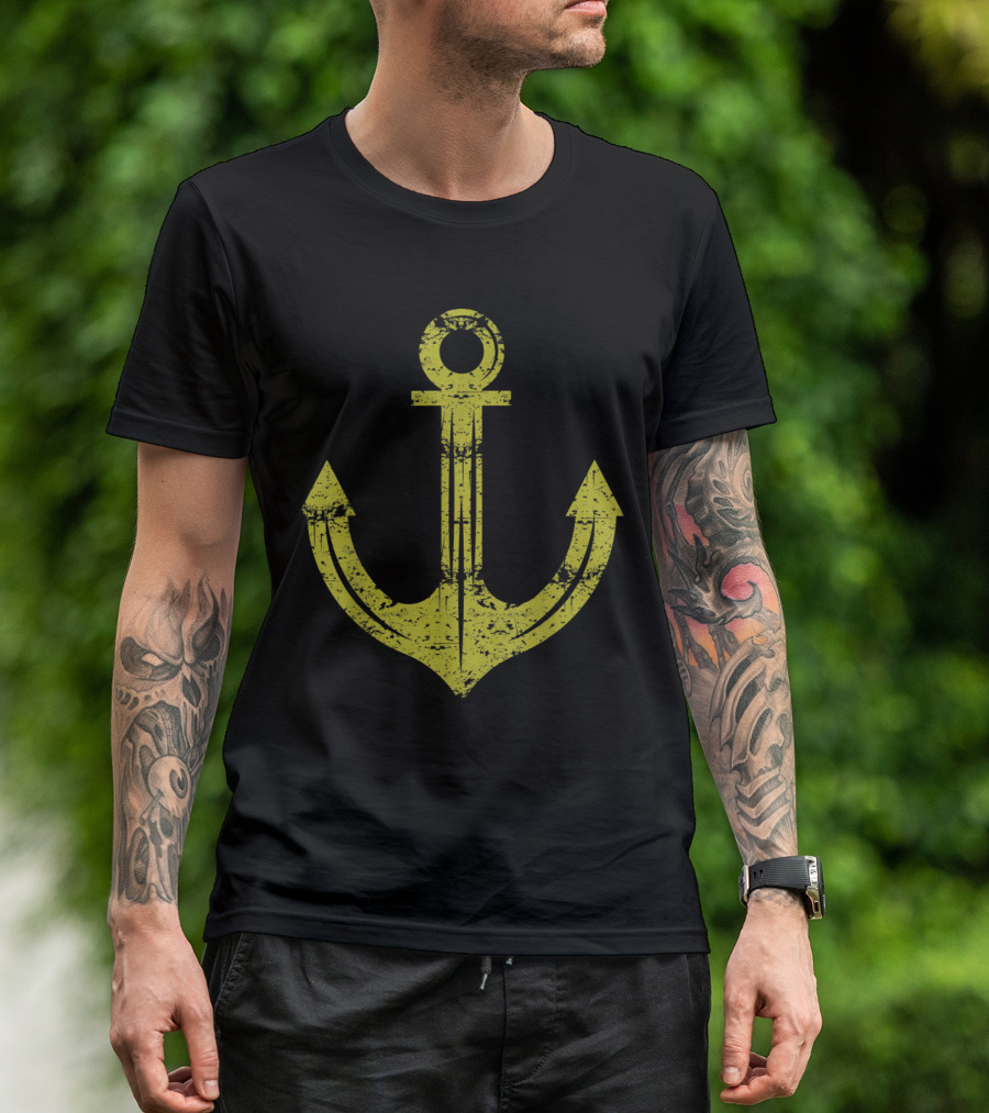 Vintage Anchor Maritime Nautical Summer Sailing Classic T-Shirt