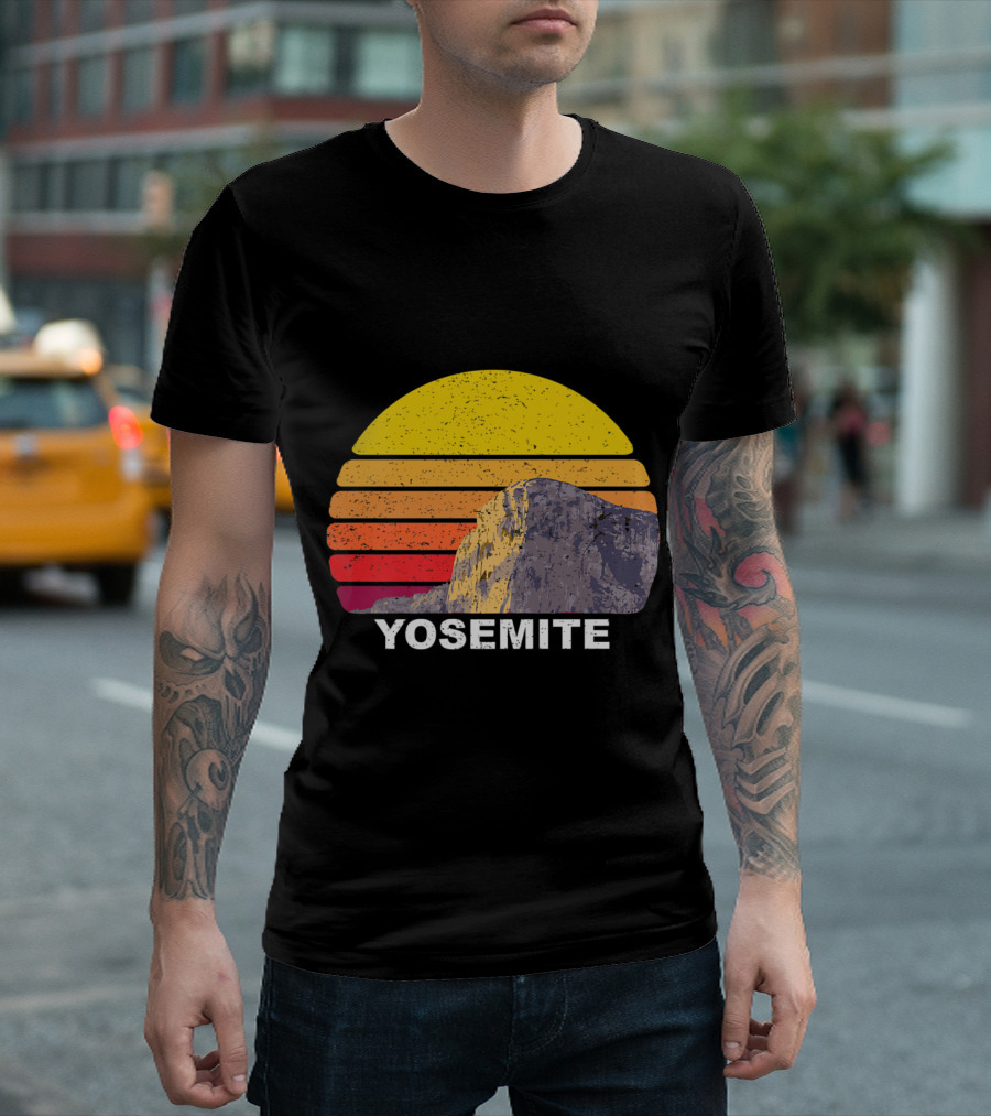 Yosemite Vintage Sunset El Capitan T-Shirt