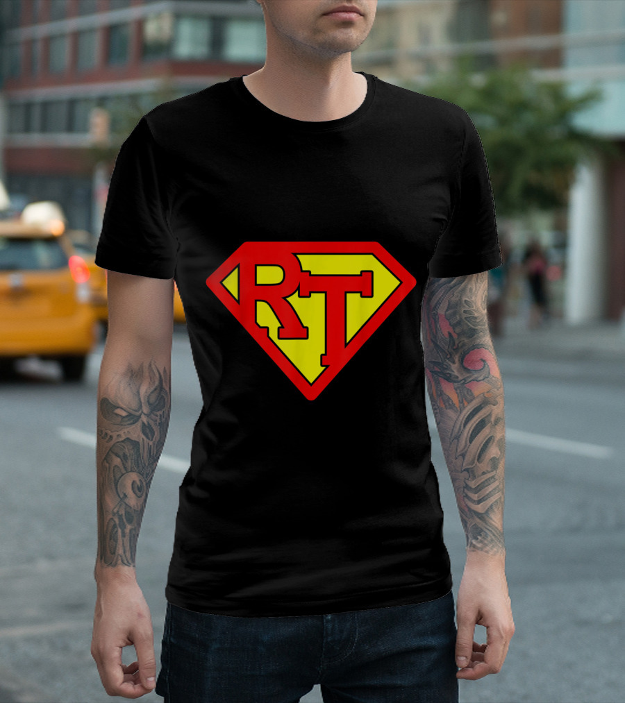 Super Respiratory Therapist RT Superman Emblem T-Shirt