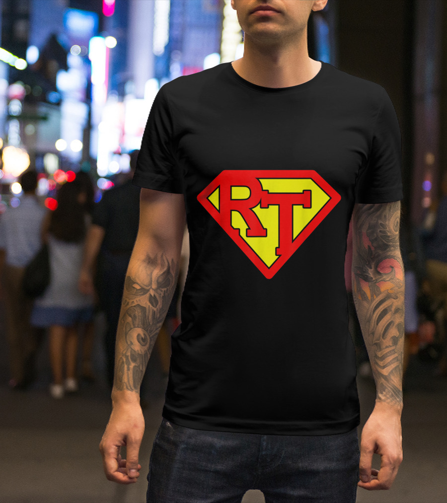 Super Respiratory Therapist RT Superman Emblem T-Shirt