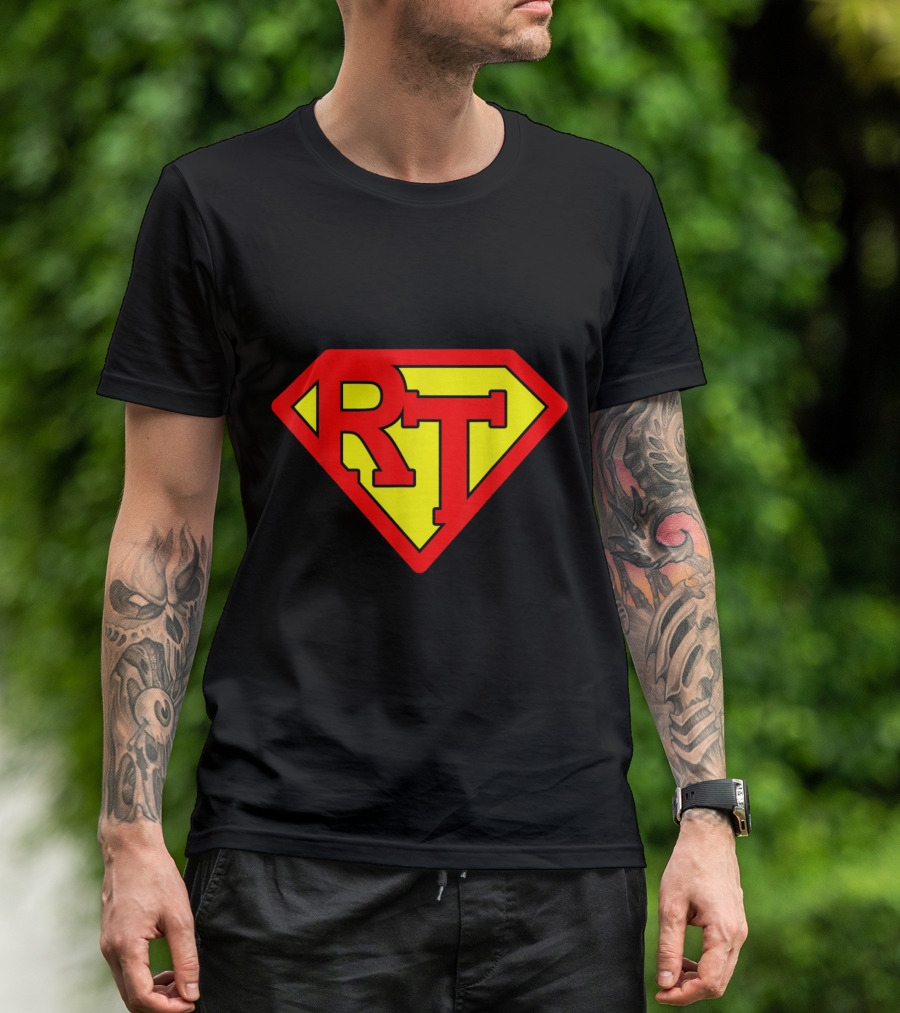 Super Respiratory Therapist RT Superman Emblem T-Shirt
