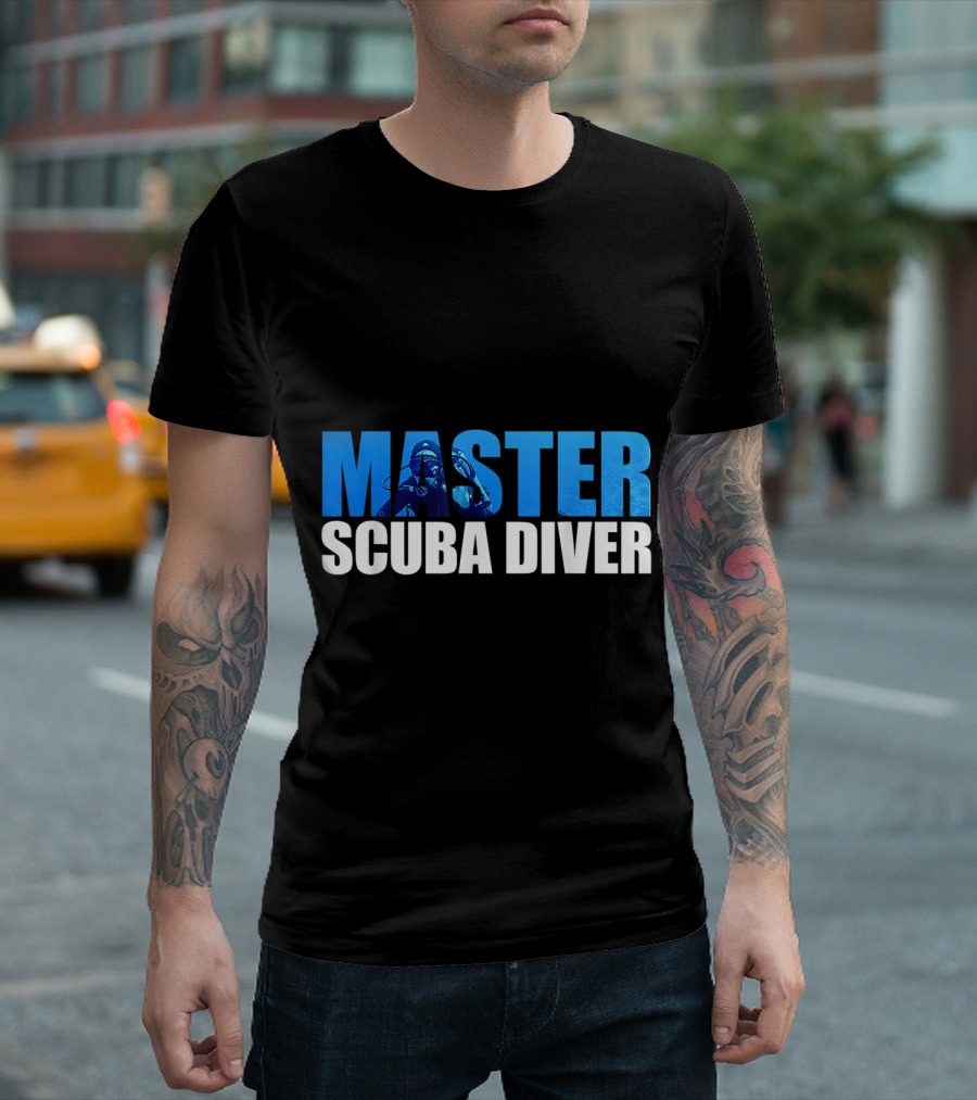 Master Scuba Diver Enthusiast Dive Addicts T-Shirt