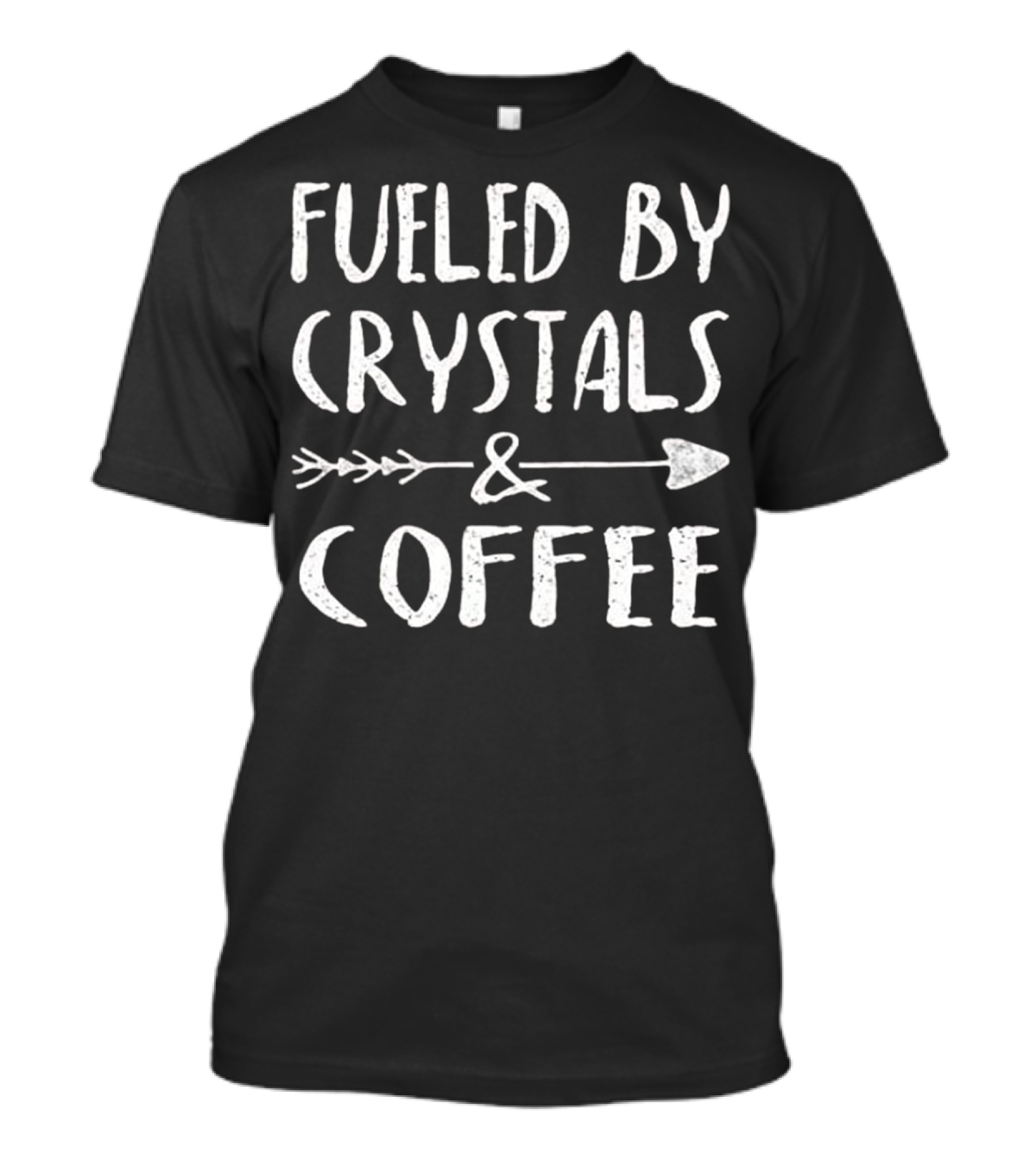 Fueled By Crystals Coffee Arrow T-Shirt