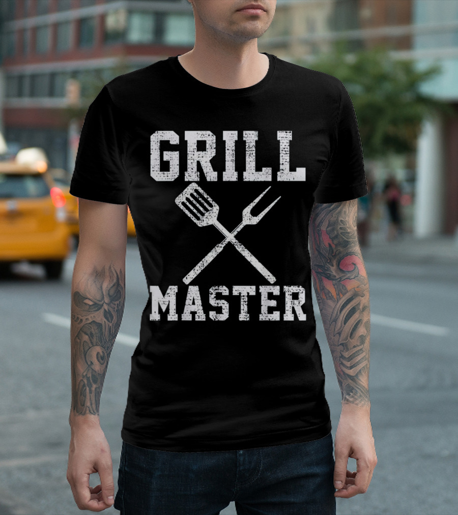 Grill Master BBQ Barbeque Grilling Grill Spatula Fork T-Shirt