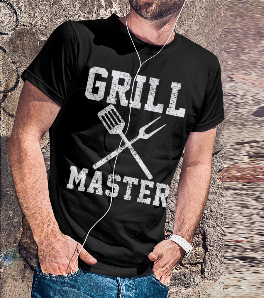 Grill Master BBQ Barbeque Grilling Grill Spatula Fork T-Shirt