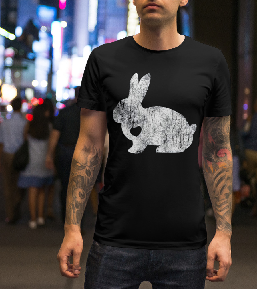 Love Bunny Rabbit Lover Animal Pet Heart T-Shirt