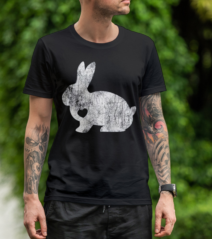 Love Bunny Rabbit Lover Animal Pet Heart T-Shirt