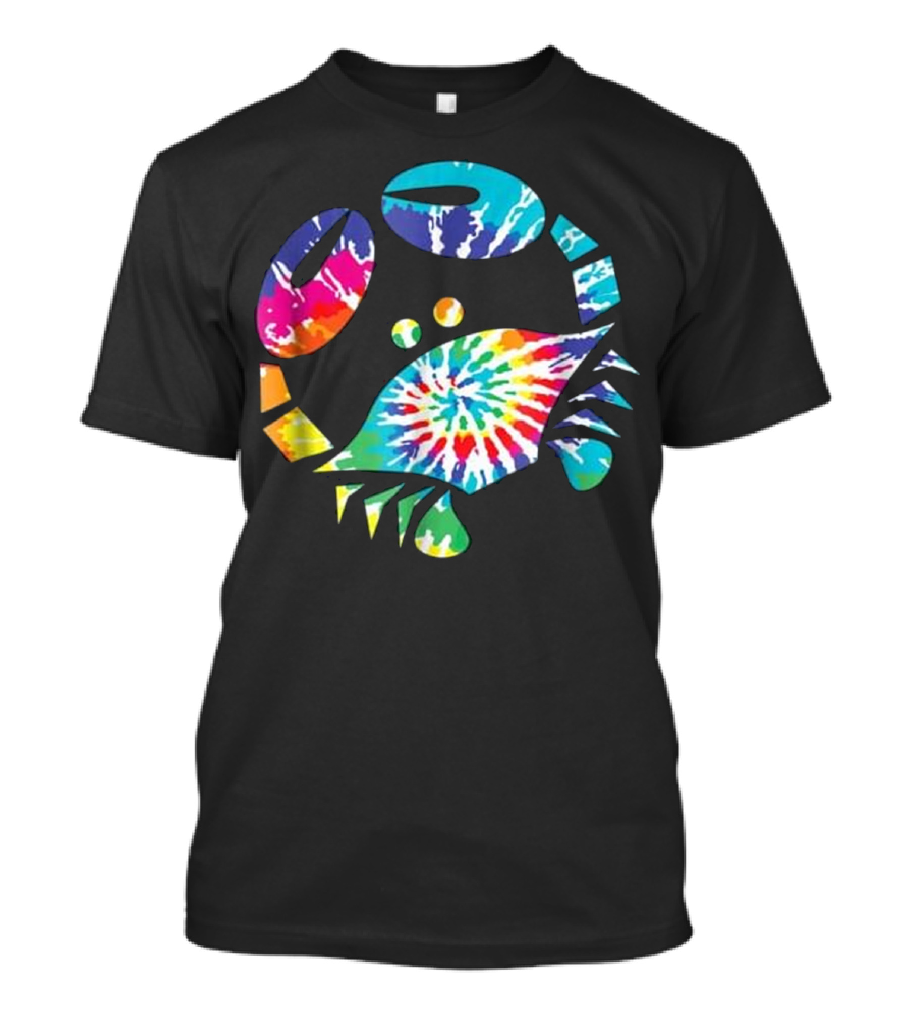 Tie Dye Crab Colorful Fun Toy T-Shirt