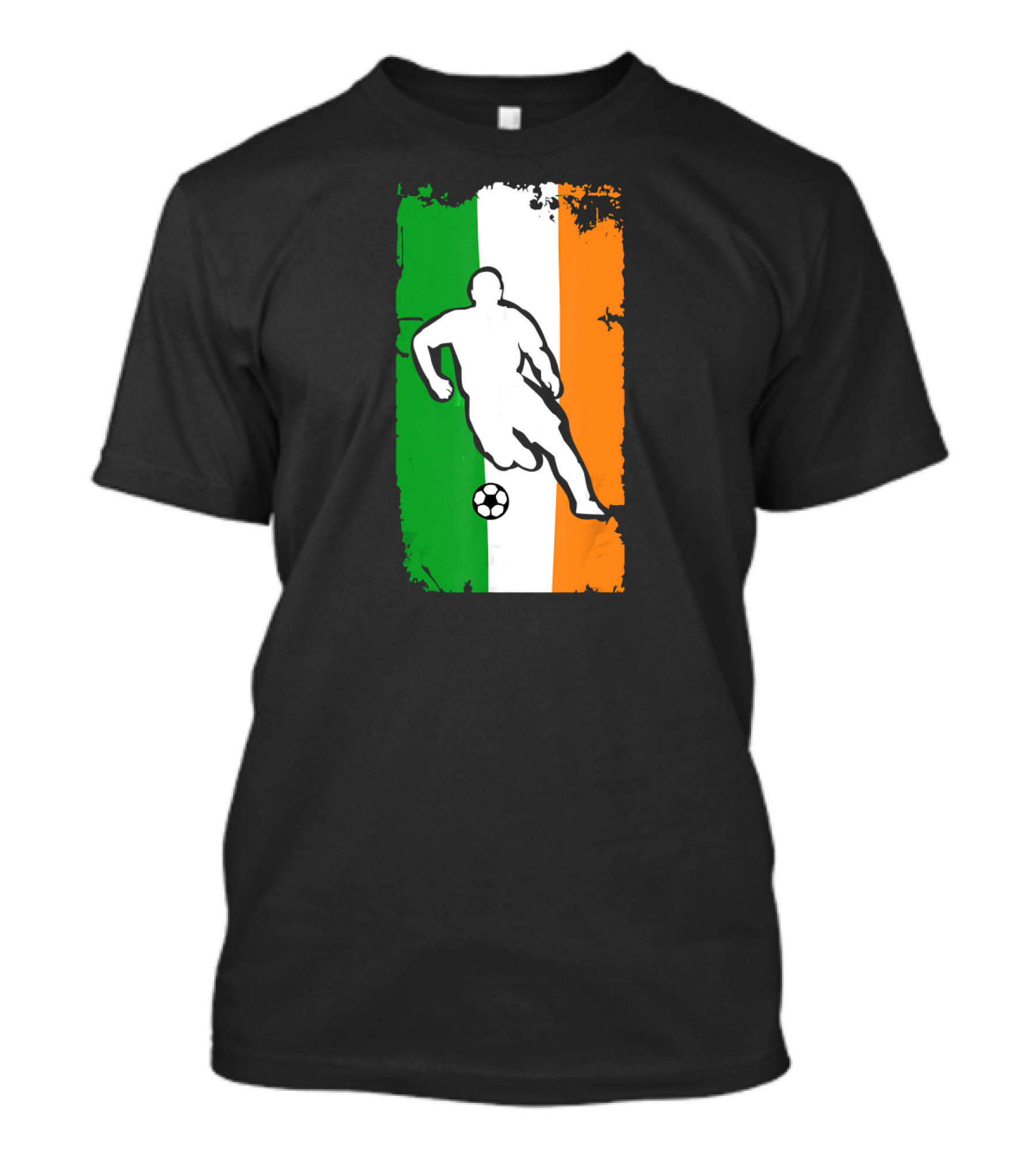 Ireland Football Soccer Jersey With Irish Flag And Player T-Shirt