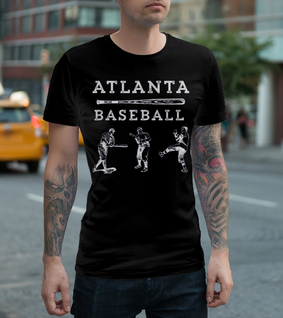 Vintage Atlanta Baseball Enthusiast Classic T-Shirt