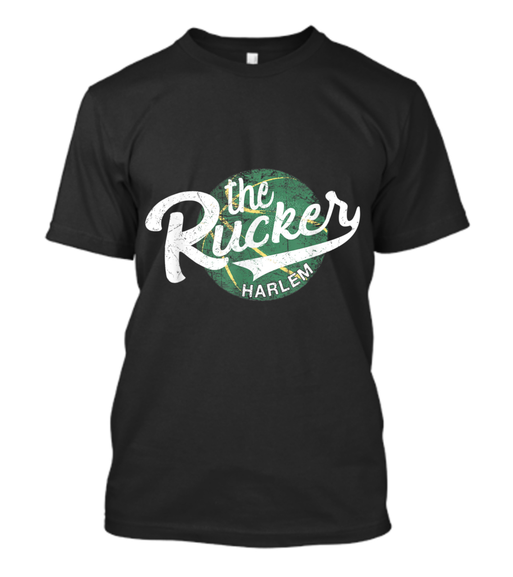 The Rucker Harlem Basketball Throwback Retro Logo Iconic T-Shirt