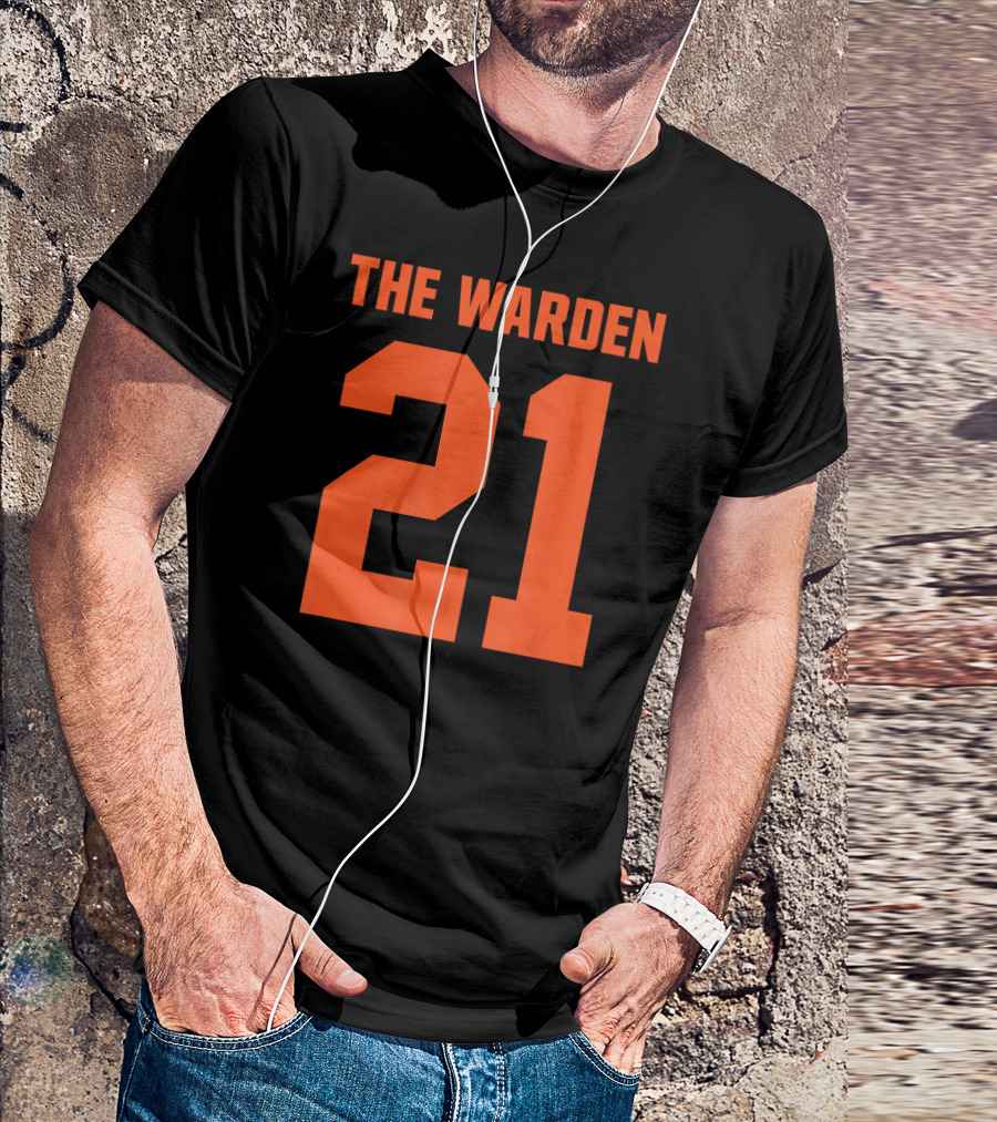 Cleveland Browns The Warden 21 Football Jersey T-Shirt