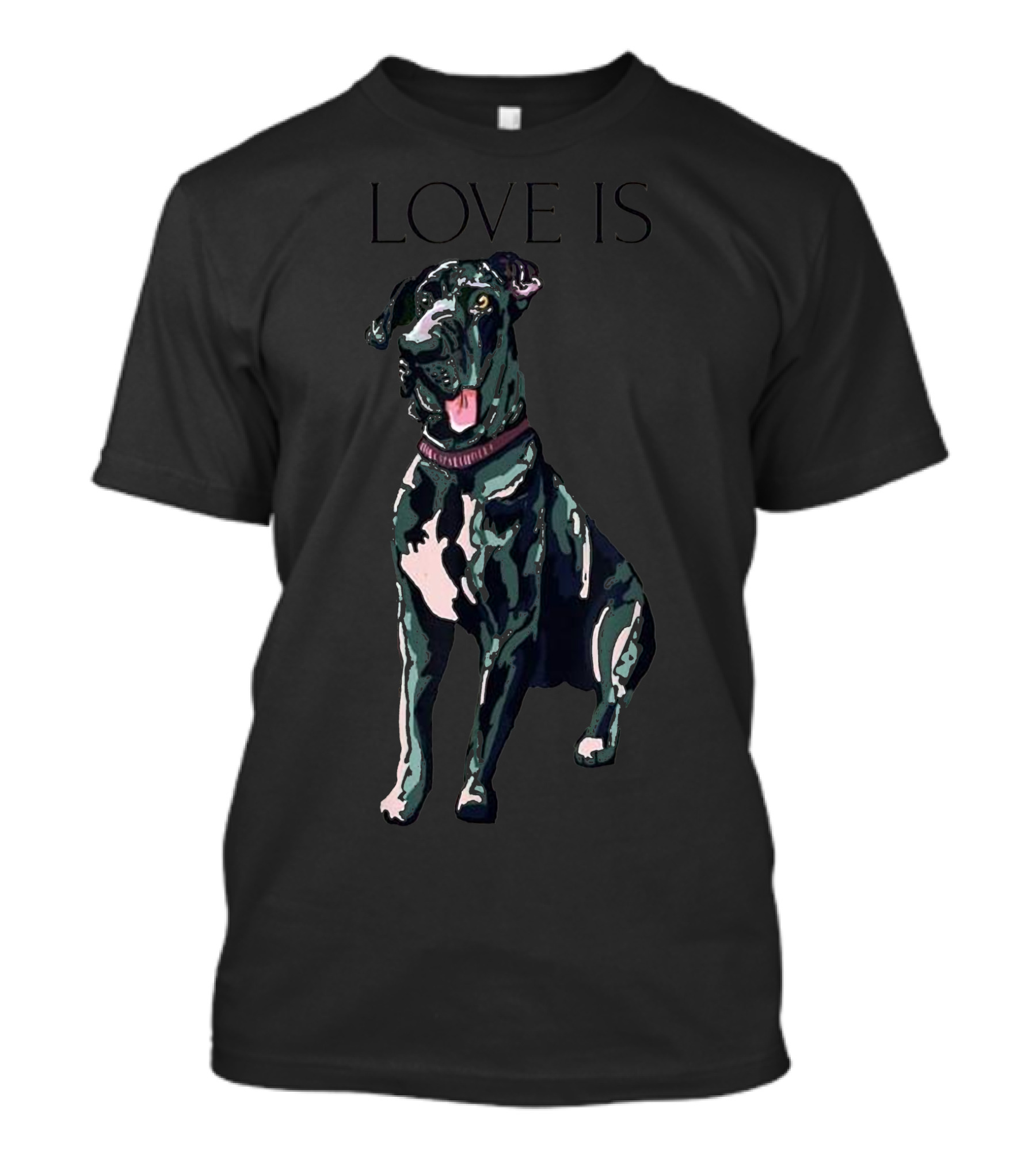 Love Is Great Dane Dog T-Shirt