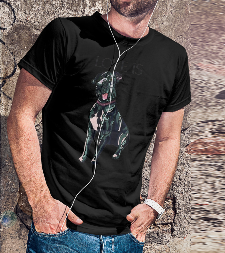Love Is Great Dane Dog T-Shirt