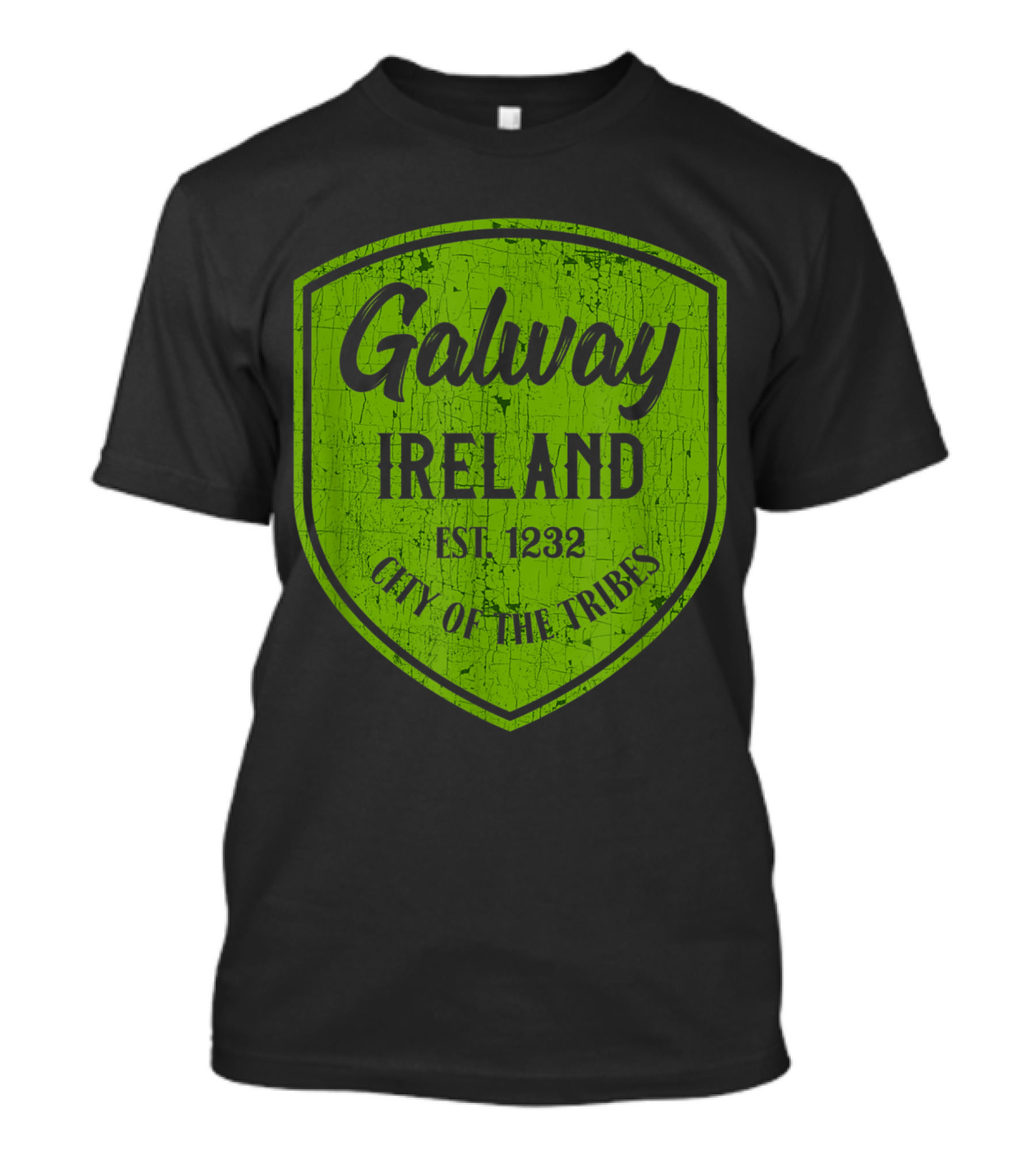 Galway Ireland EST 1232 City Of The Tribes Vintage Irish Souvenir T-Shirt