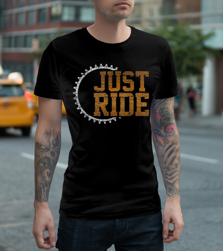 Just Ride Mountain Bike MTB Gear T-Shirt