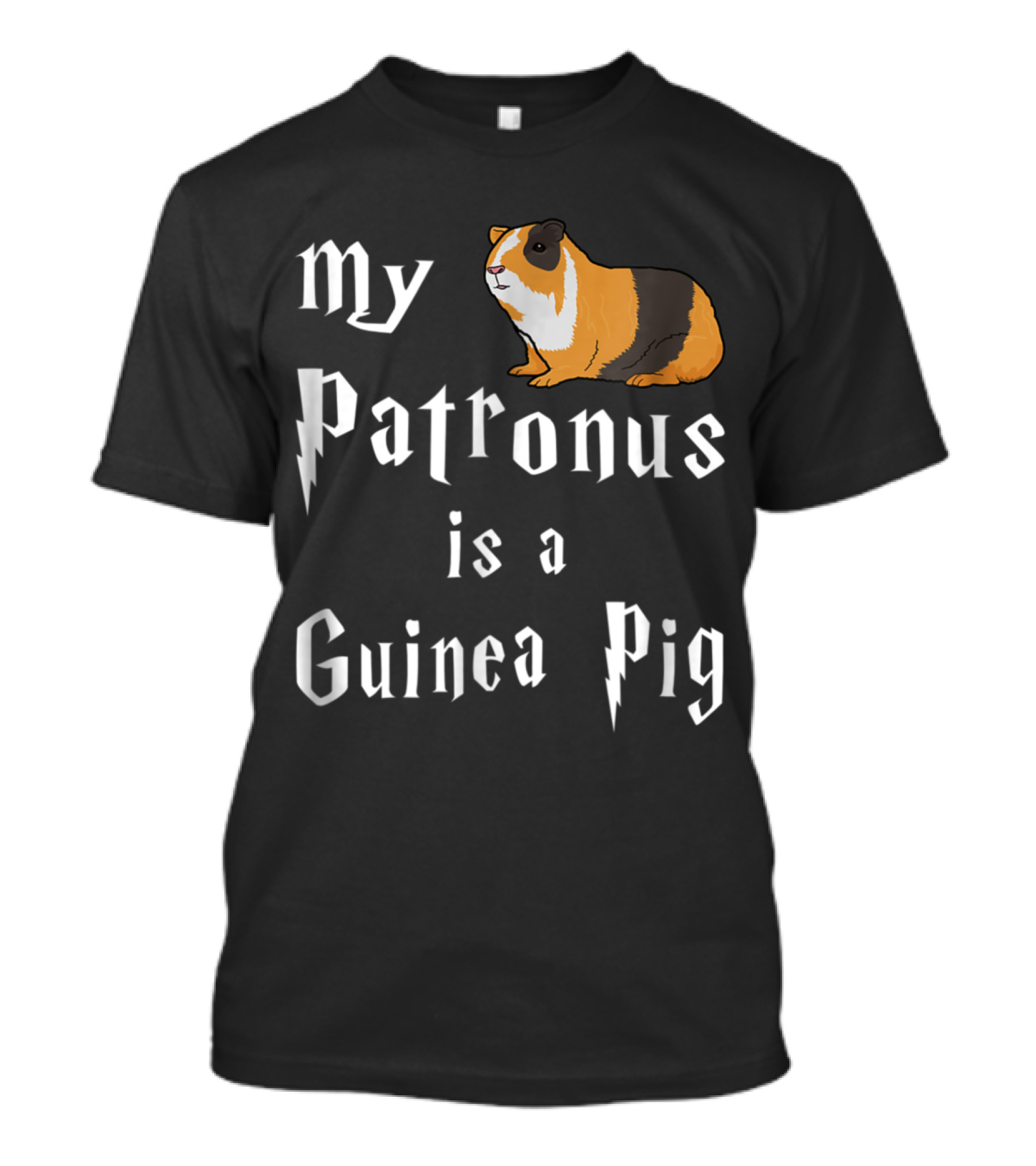 My Patronus Is A Guinea Pig With Funny Wizard Font T-Shirt