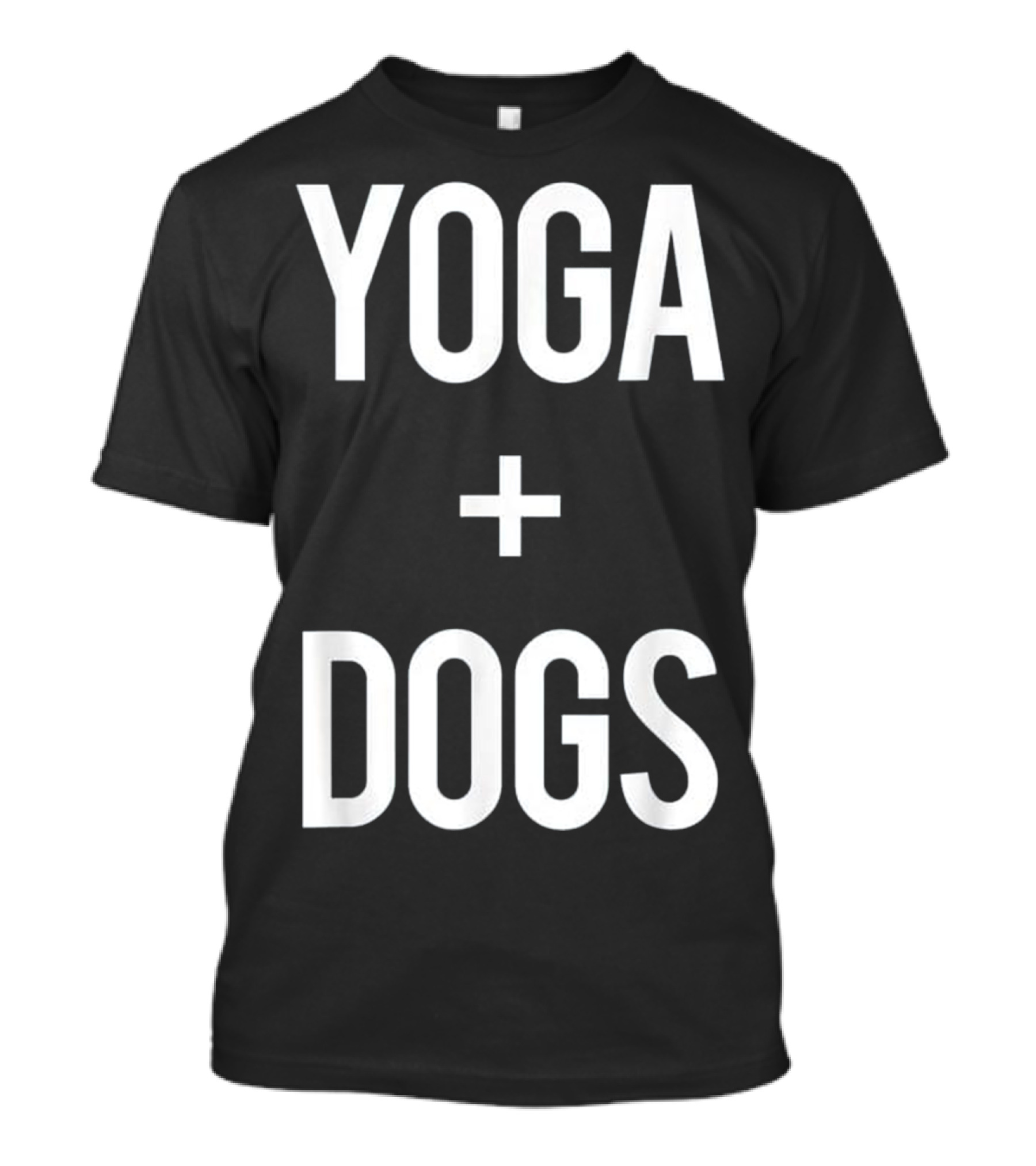 Yoga Plus Dogs Fitness Exercise Love T-Shirt