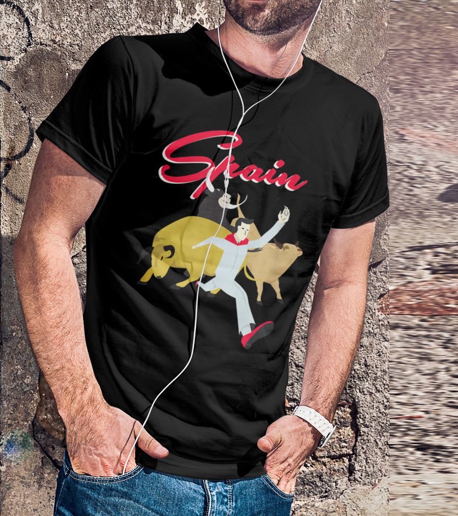 Spain Running Of The Bulls Pamplona T-Shirt