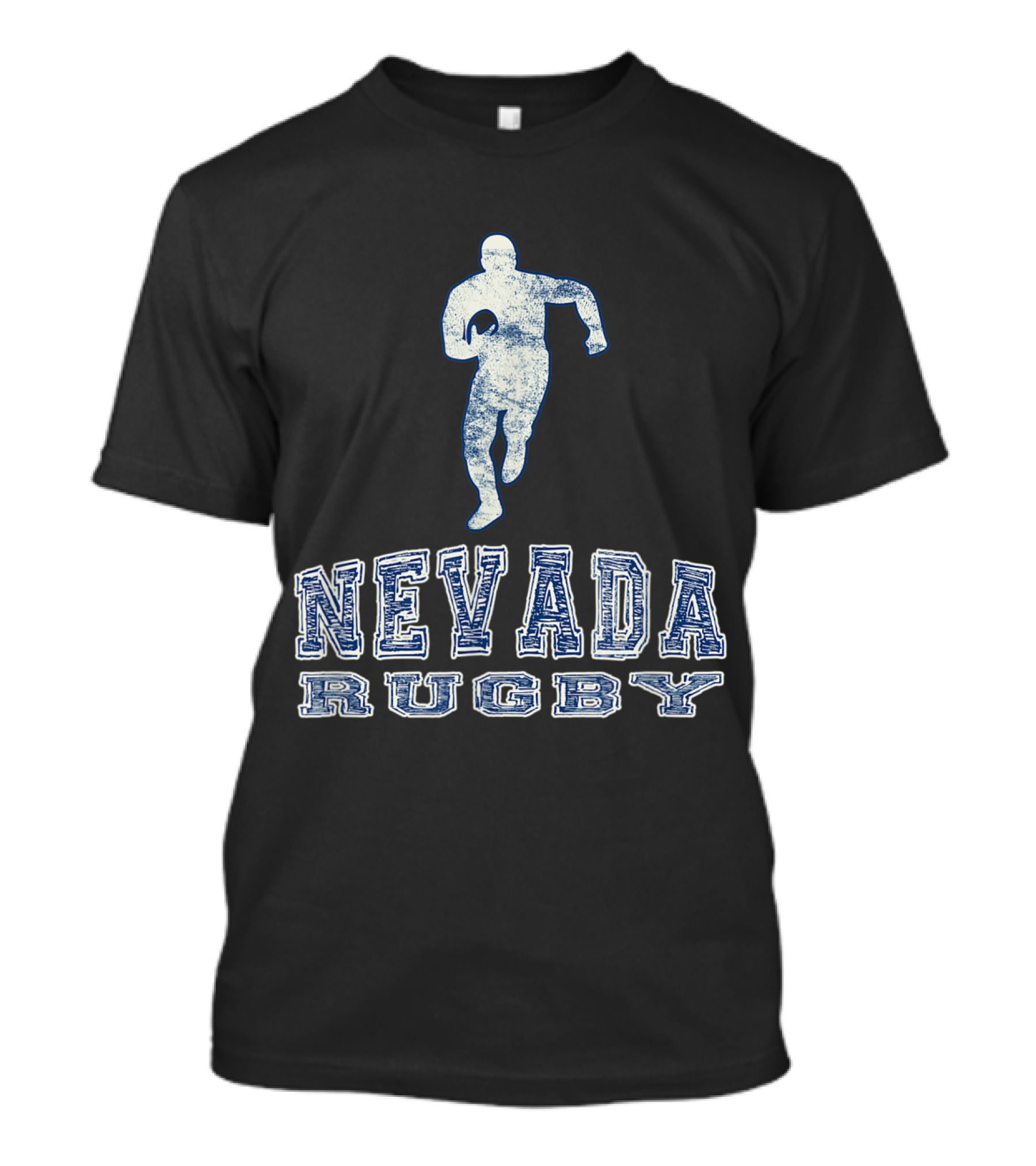 Nevada Rugby Vintage Running Player T-Shirt