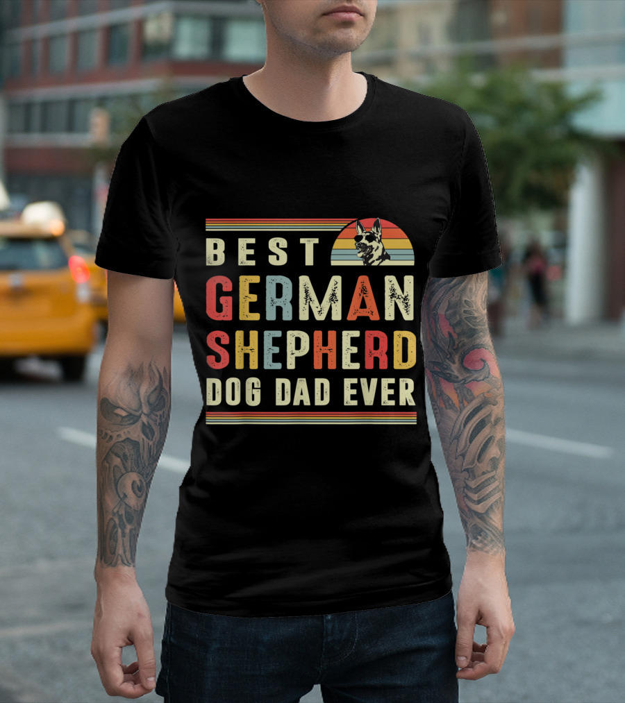 Best German Shepherd Dog Dad Ever T-Shirt