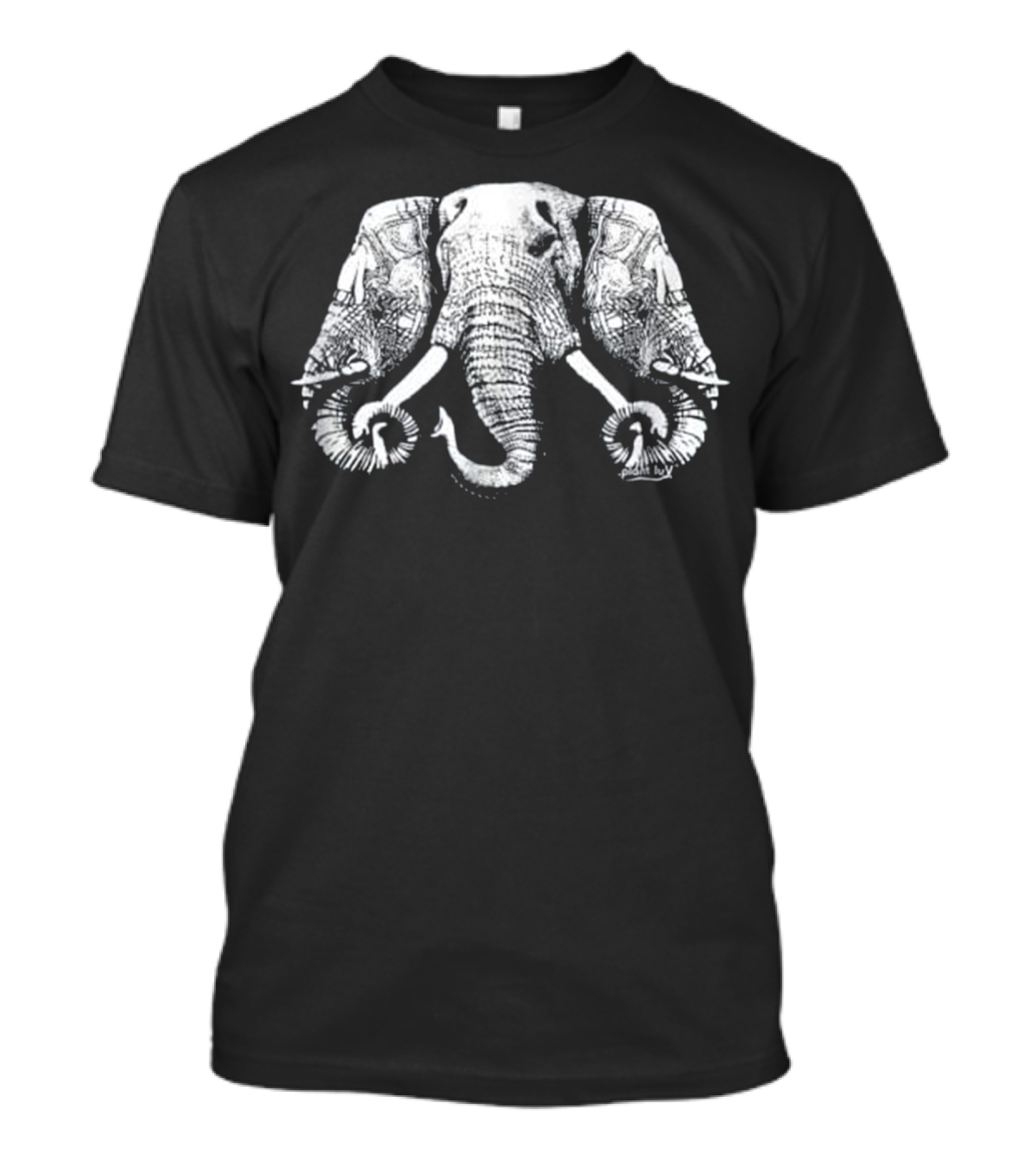 3 Headed Elephant Original King T-Shirt