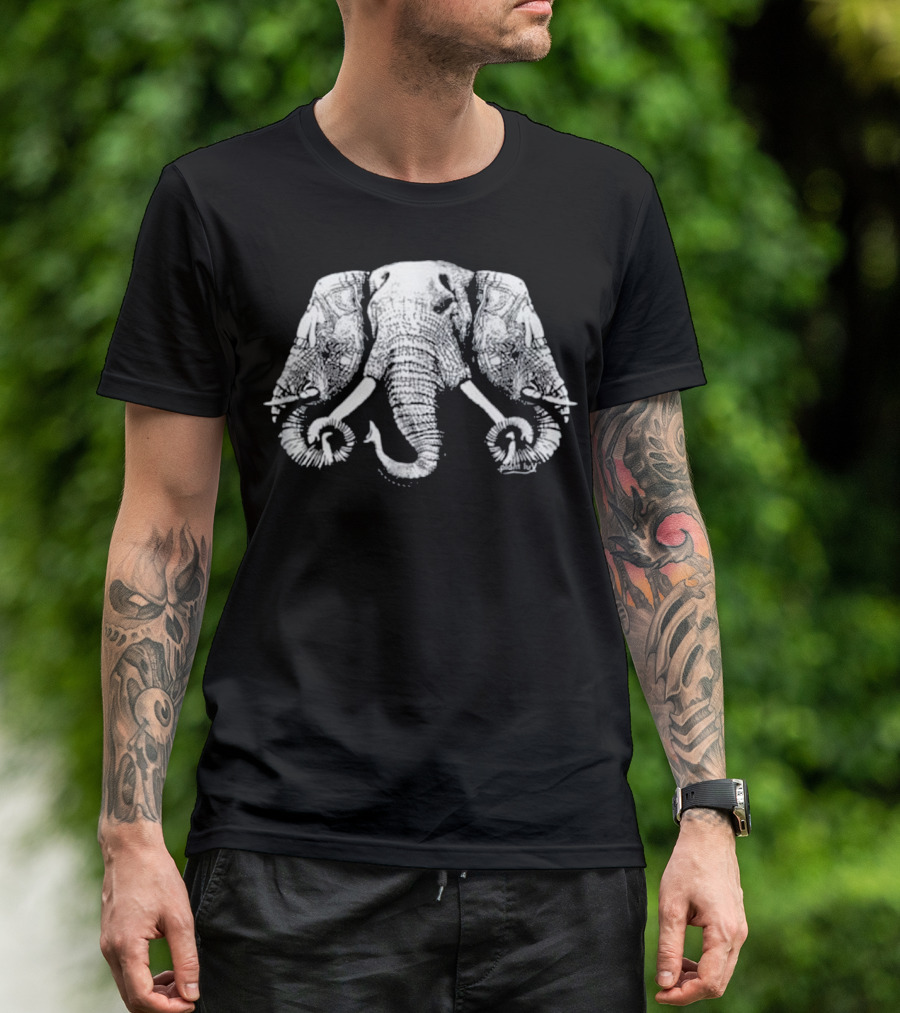 3 Headed Elephant Original King T-Shirt
