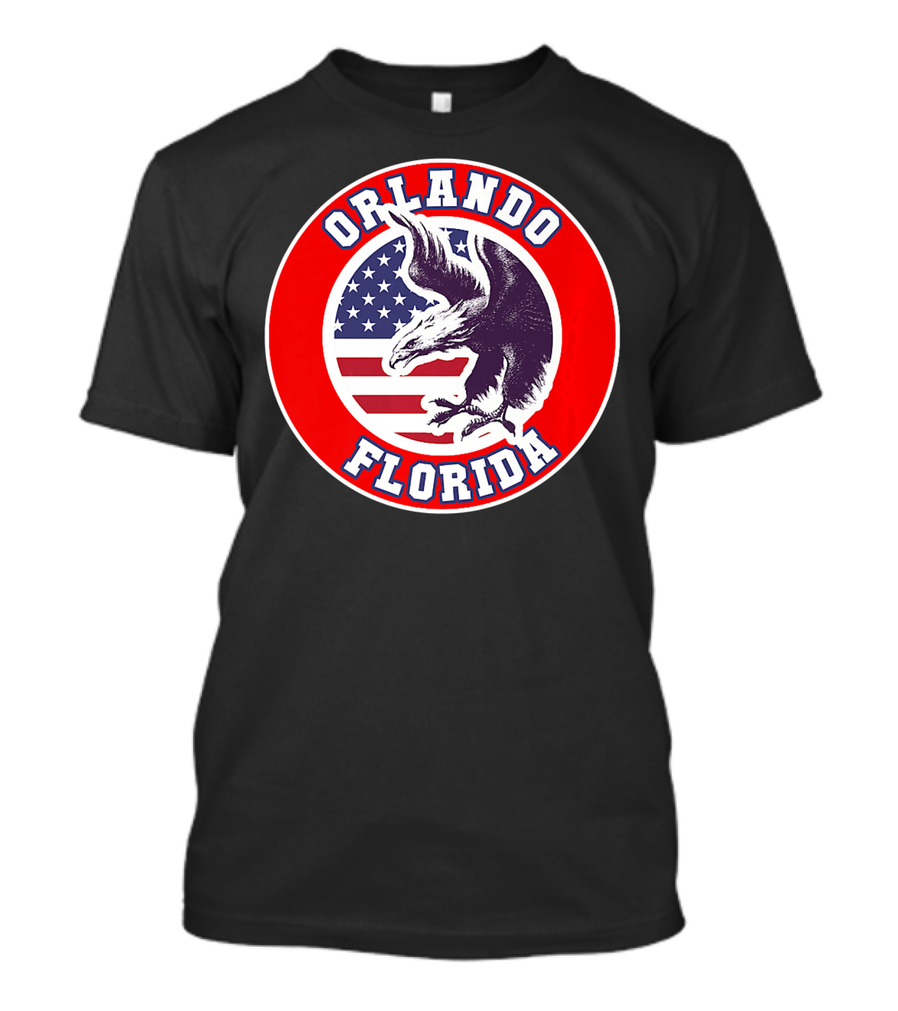 ORLANDO FLORIDA United States Eagle Stars And Stripes Holiday U T-Shirt