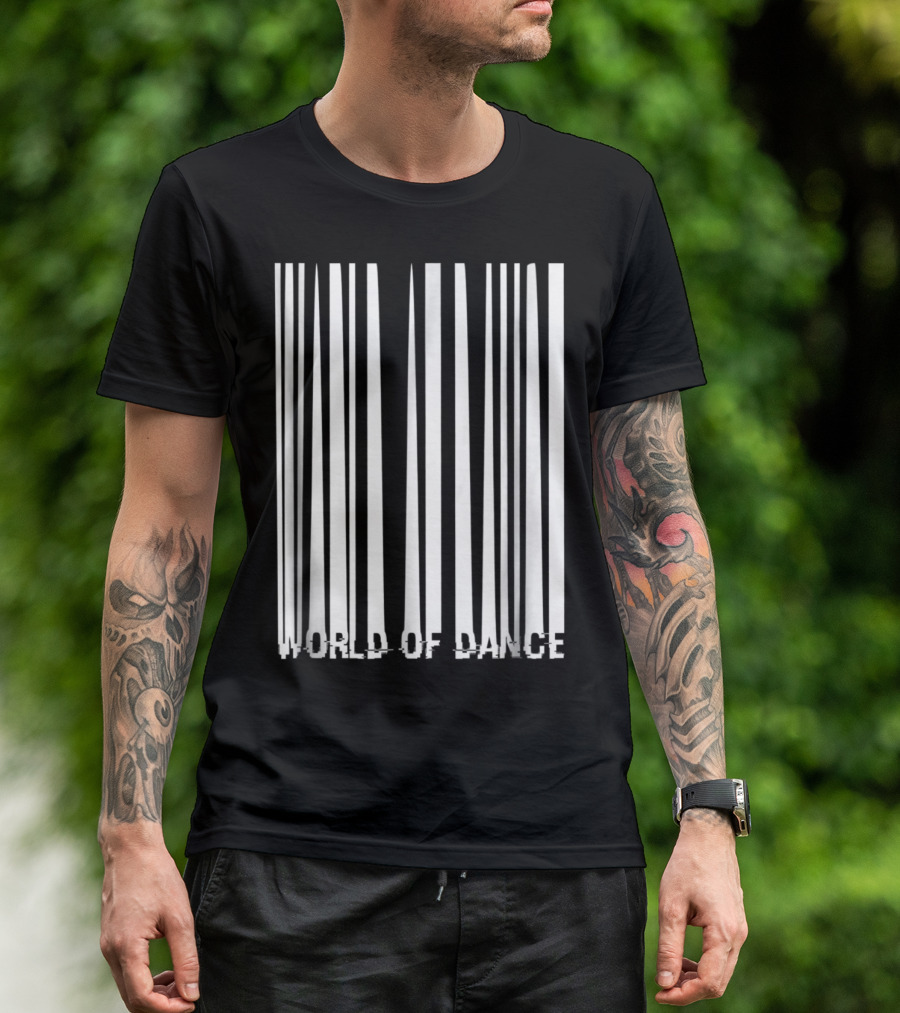 World Of Dance Barcode Stretch T-Shirt