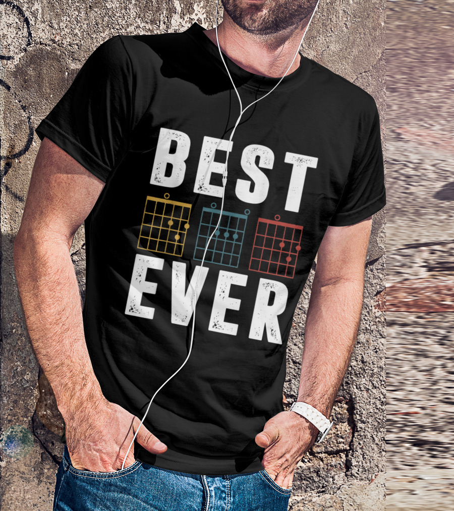 BEST GUITAR DAD EVER CHORDS T-Shirt
