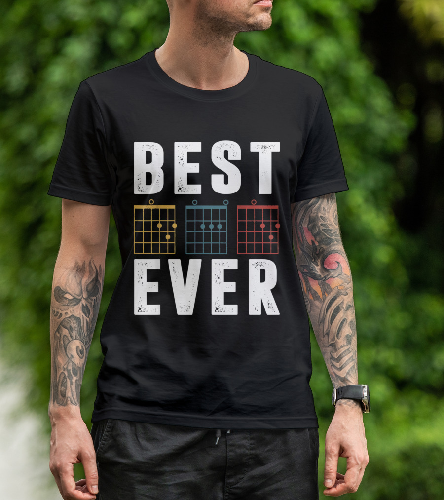 BEST GUITAR DAD EVER CHORDS T-Shirt