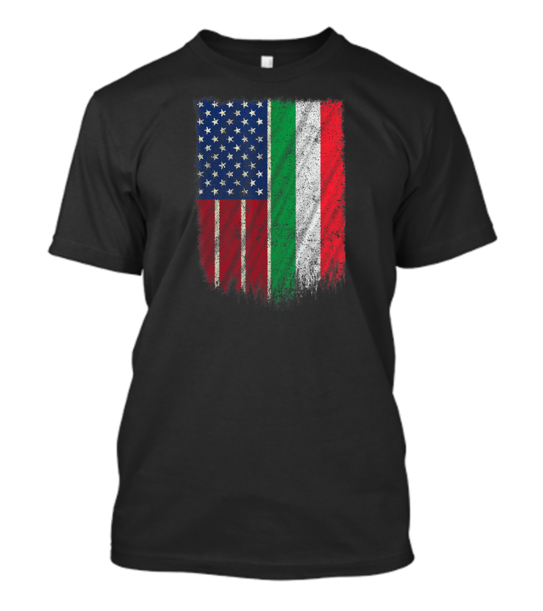Italian American Flag Blend T-Shirt