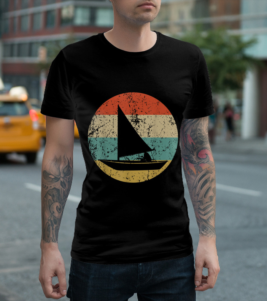 Sailing Vintage Sunset T-Shirt