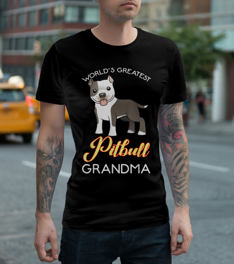 WORLD'S GREATEST PITBULL GRANDMA T-Shirt