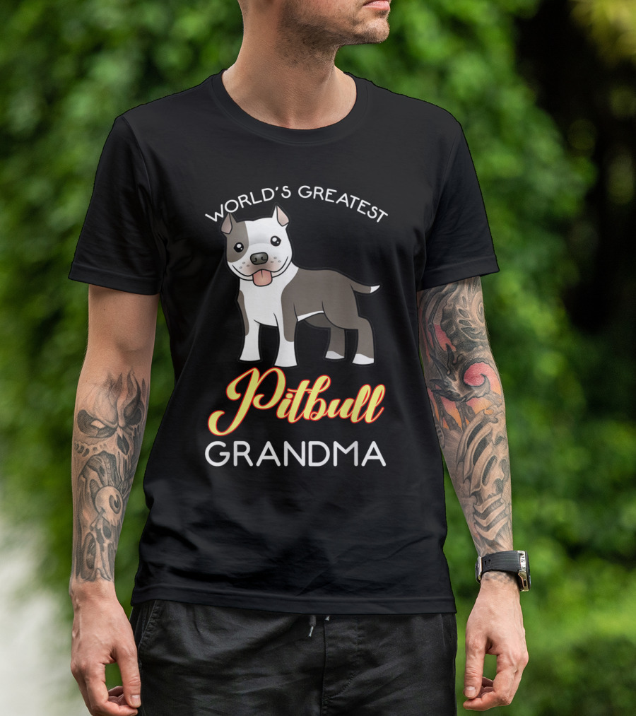 WORLD'S GREATEST PITBULL GRANDMA T-Shirt