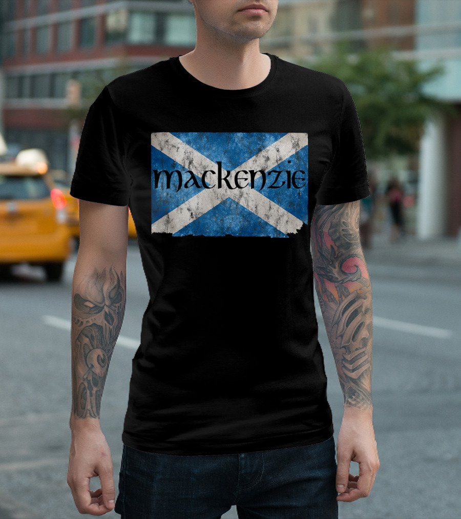Mackenzie Clan Scottish Flag T-Shirt