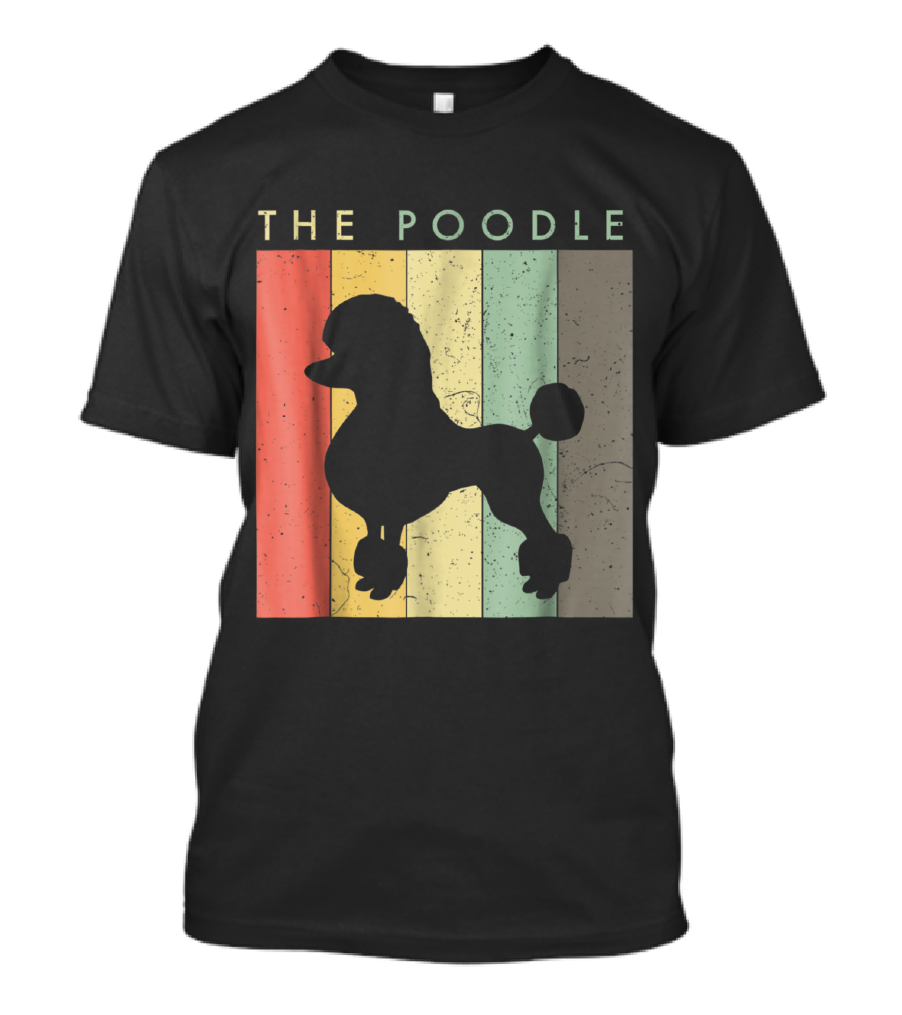 The Poodle For Dog Lovers Retr T-Shirt