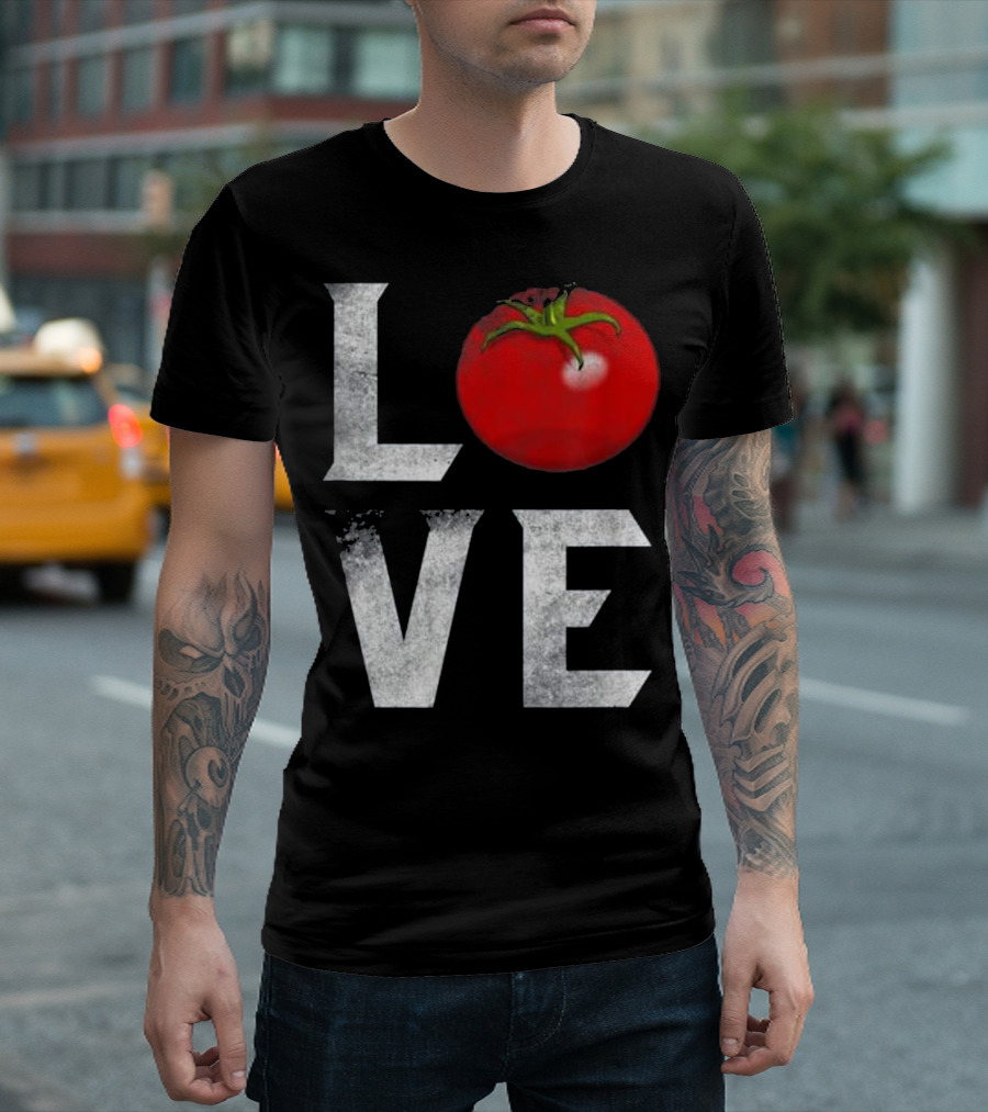 Love Tomato Red Gardener I Love T-Shirt