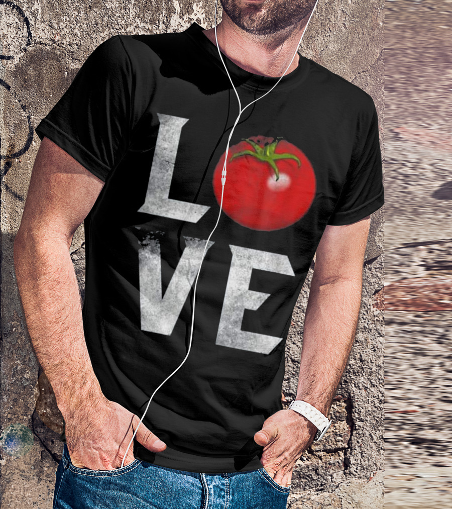Love Tomato Red Gardener I Love T-Shirt