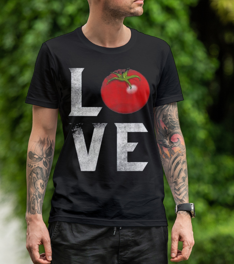 Love Tomato Red Gardener I Love T-Shirt