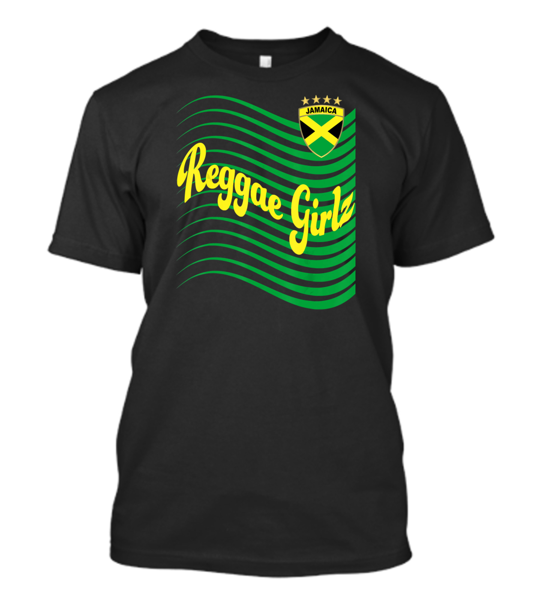 Jamaica Reggae Girlz Soccer Jersey Jama Iconic T-Shirt