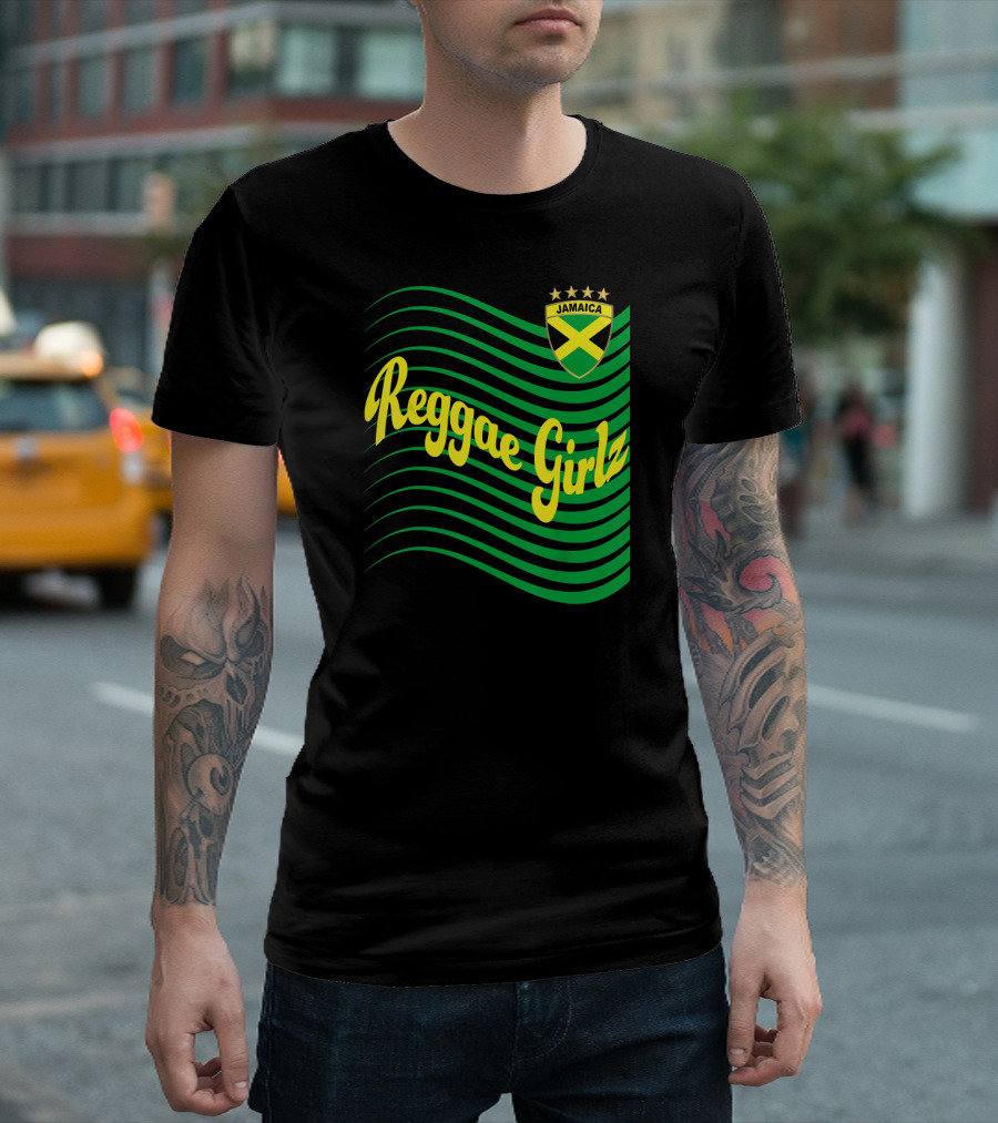 Jamaica Reggae Girlz Soccer Jersey Jama Iconic T-Shirt