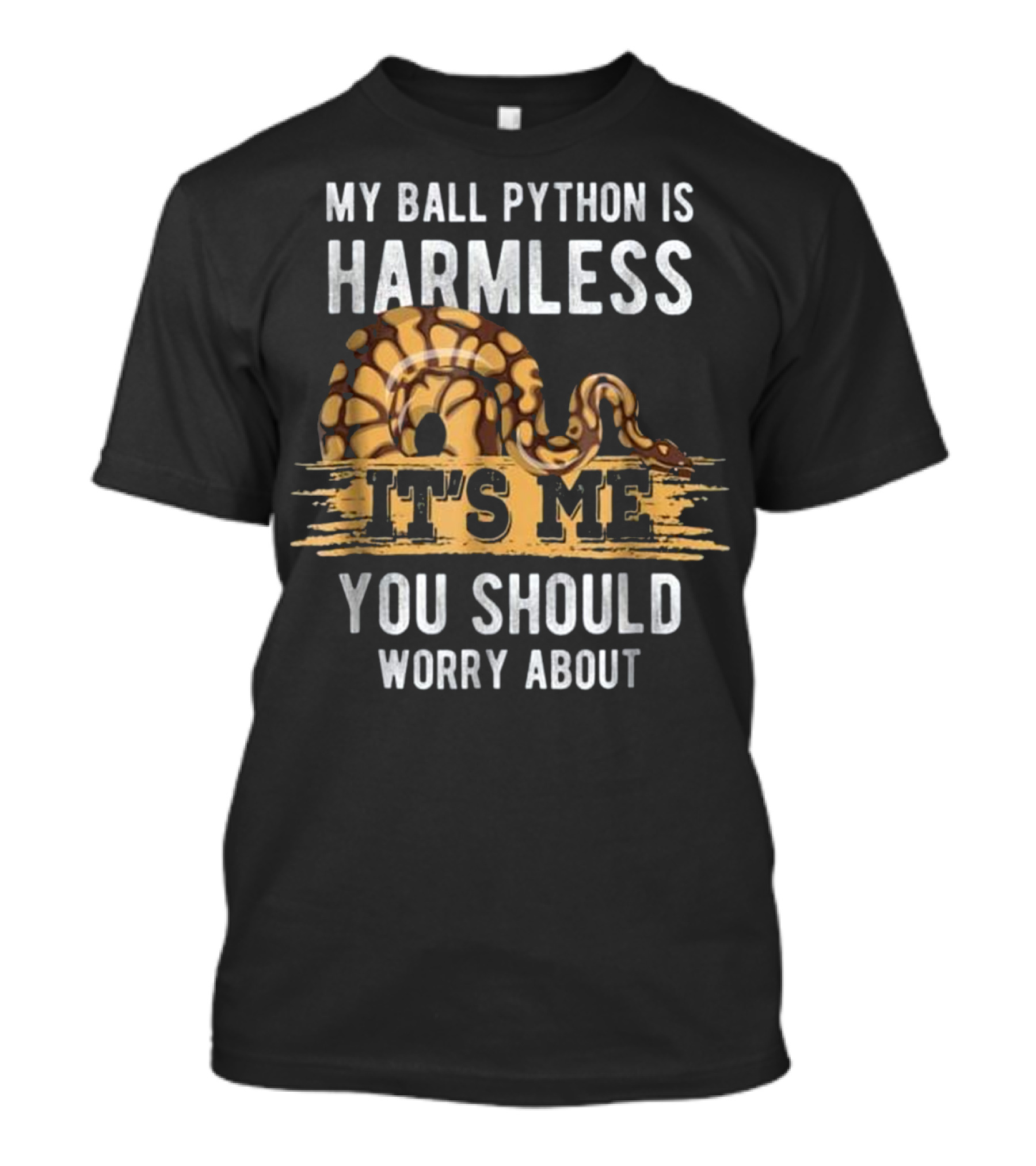 My Ball Python Is Harmless It's Me You Should Worry About T-Shirt