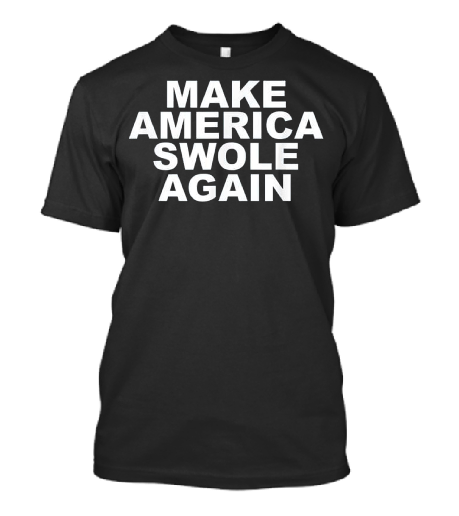 Make America Swole Again Funny Bodybuilding T-Shirt