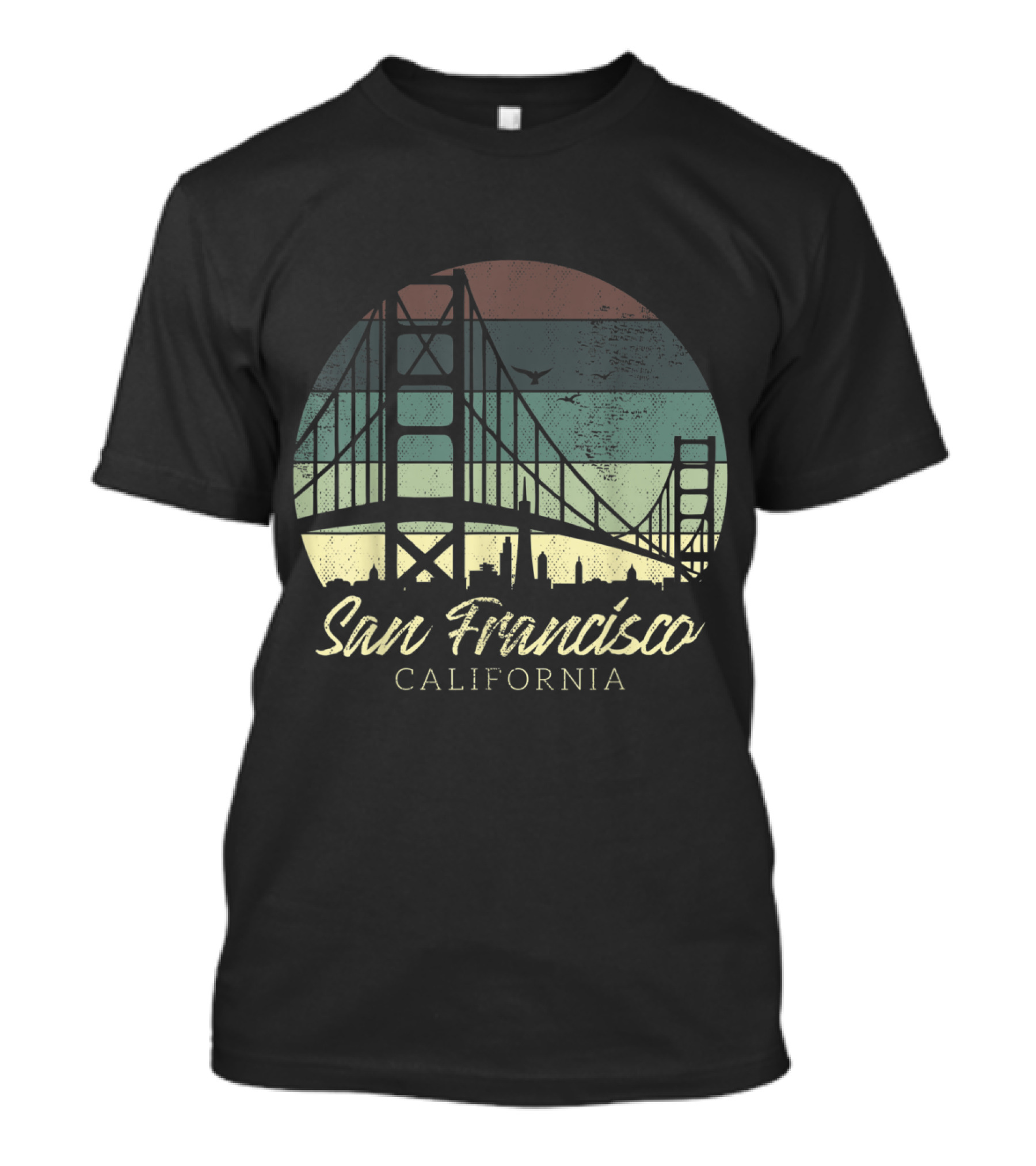 San Francisco California Golden Gate Bridge T-Shirt