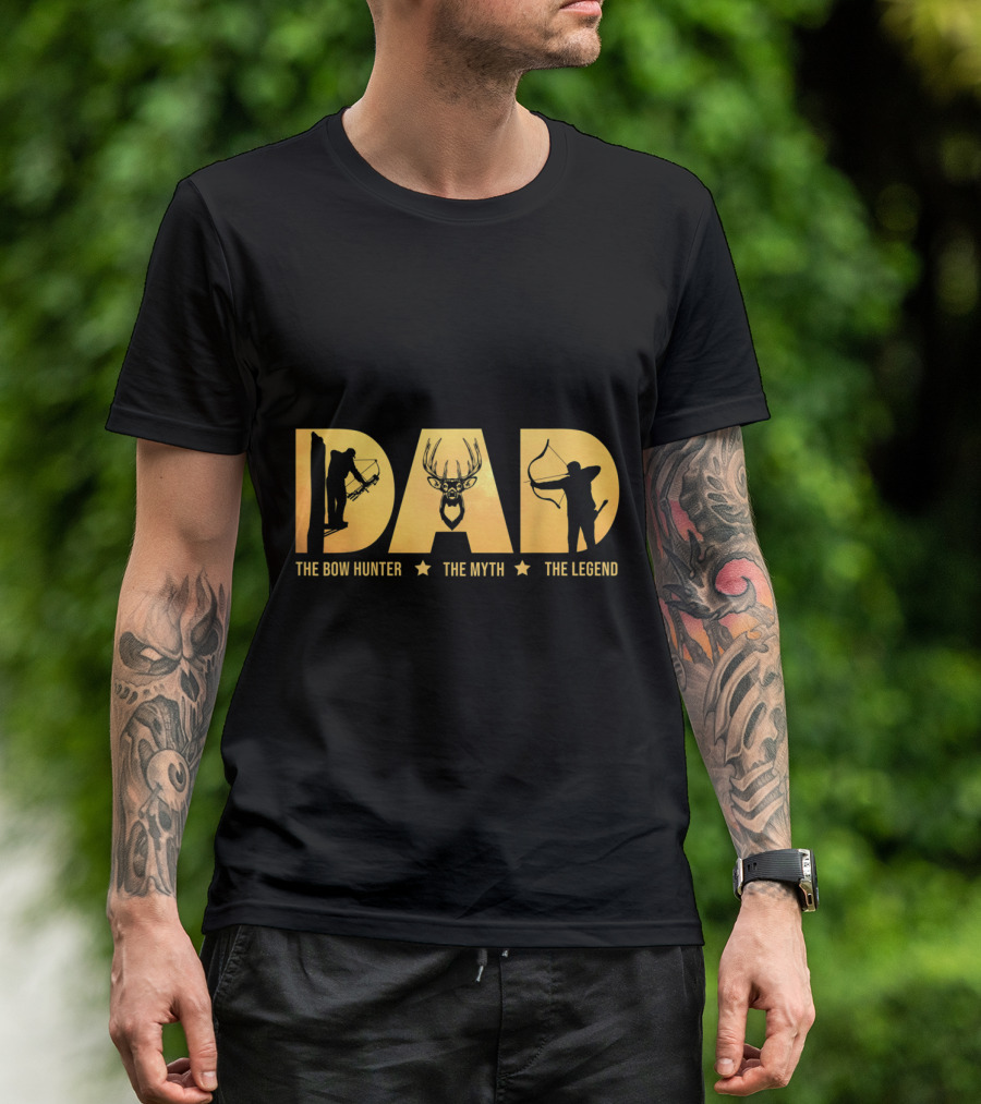 Dad The Bow Hunter The Myth The Legend T-Shirt