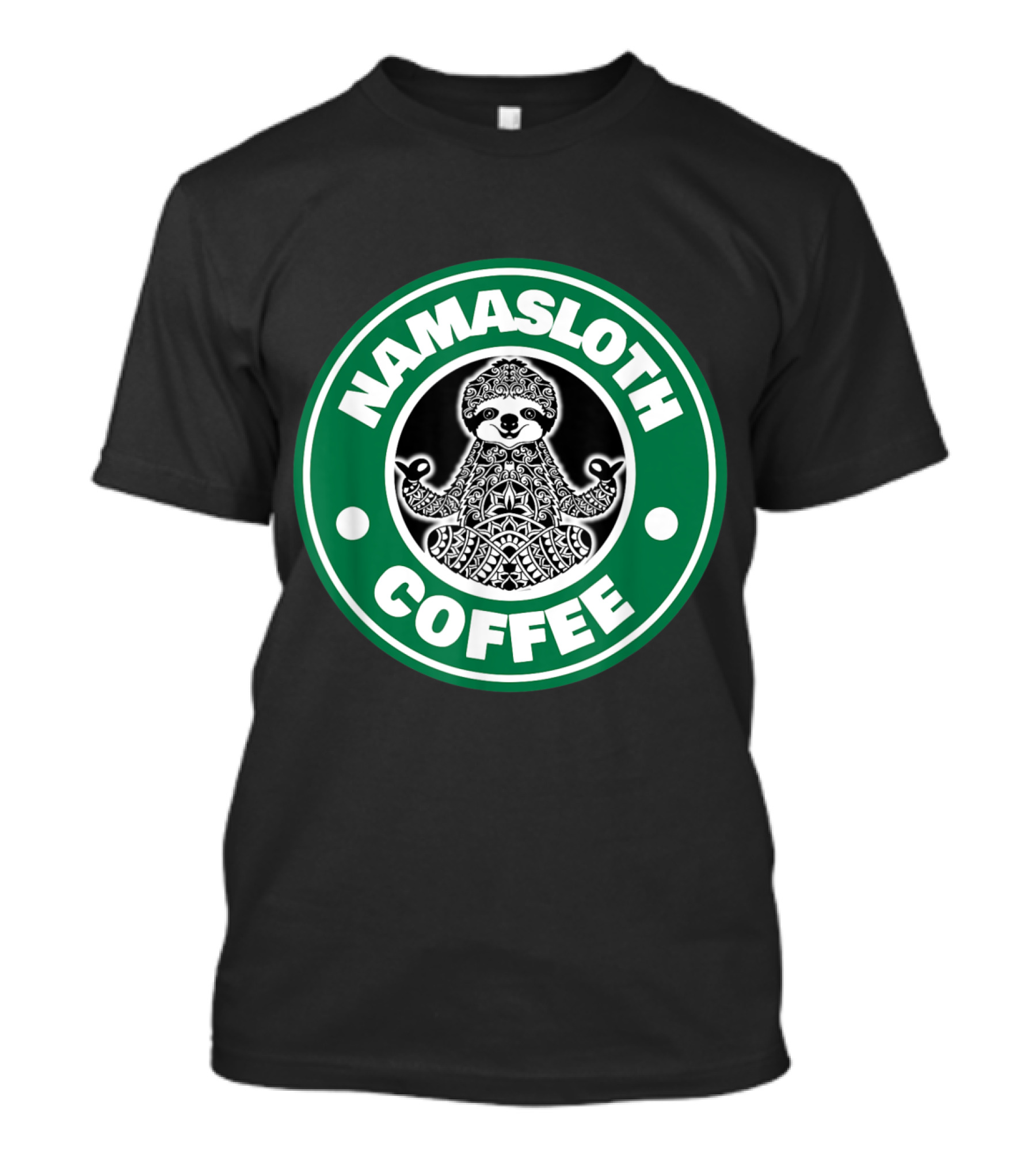 Namasloth Coffee Yoga Sloth T-Shirt