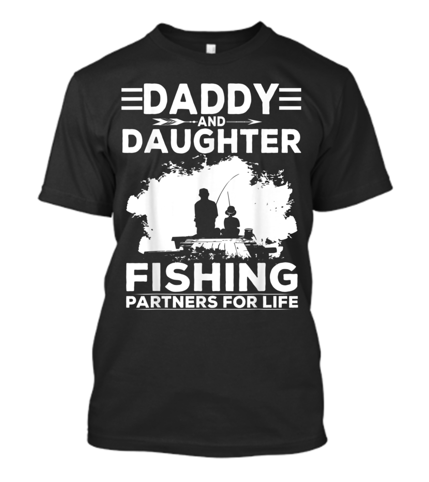 Daddy And Daughter Fishing Partners For Life T-Shirt