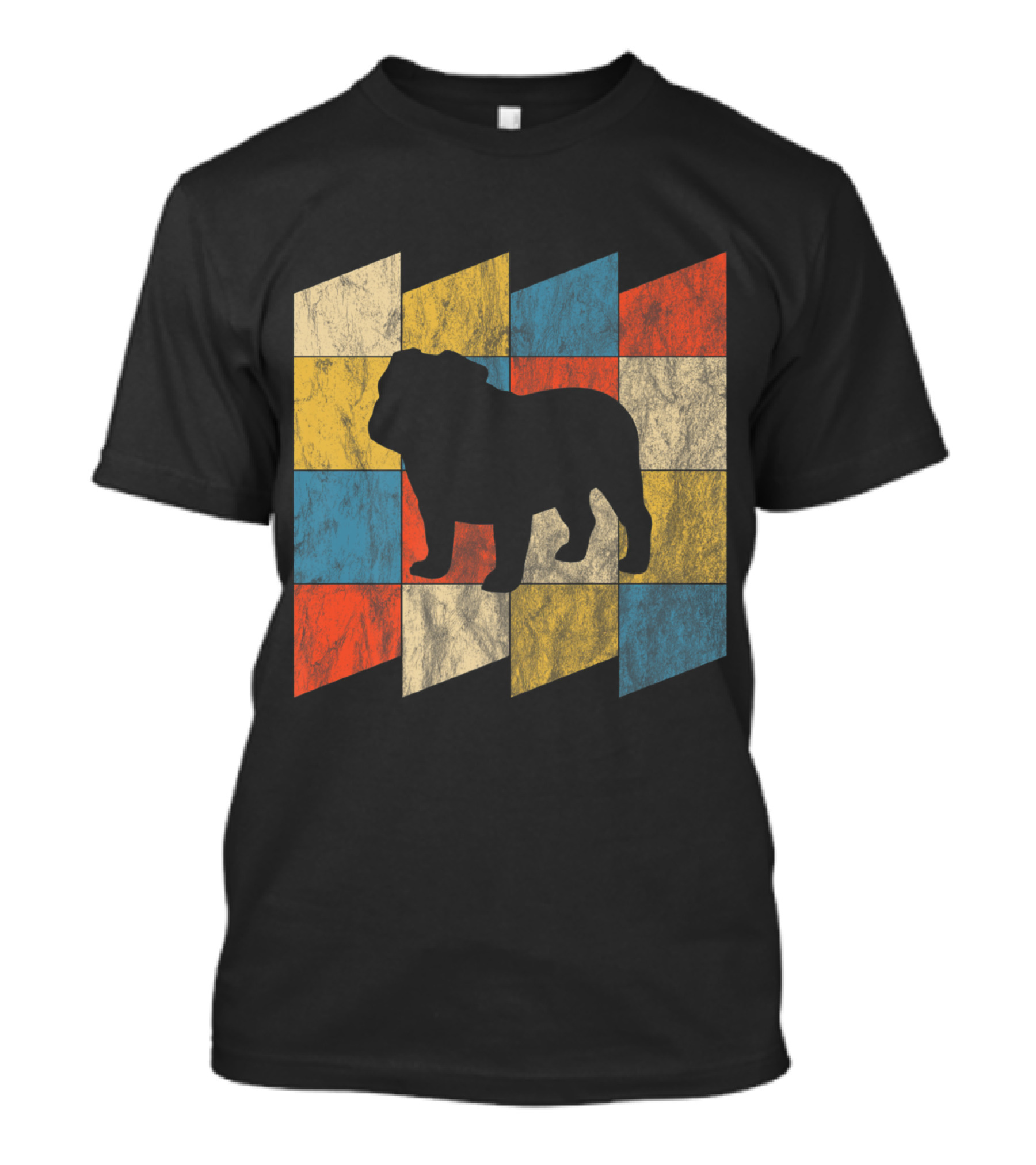 Vintage English Bulldog Dog Breed Retro T-Shirt